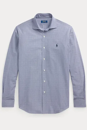 Ralph Lauren Chemise motif écossais popeline stretch