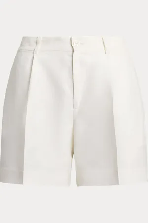 Ralph Lauren Short à pinces en sergé de lin mélangé