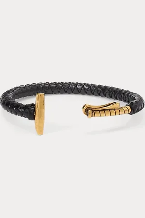 Ralph Lauren Bracelet maillet laiton vieilli tressé