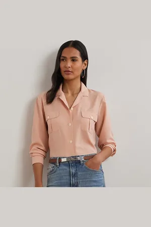 Ralph Lauren Chemise Relaxed Fit en crêpe