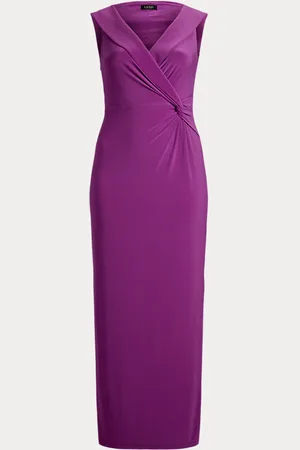 Ralph Lauren Grandes Tailles - Robe de soirée jersey épaules dégagées