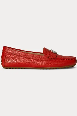 Ralph Lauren Mocassins Barnsbury en cuir chagrin