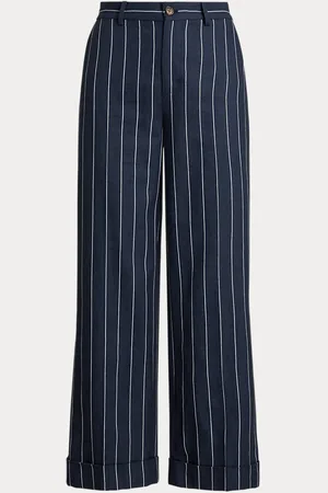 Ralph Lauren Pantalon 7/8 à chevrons rayé