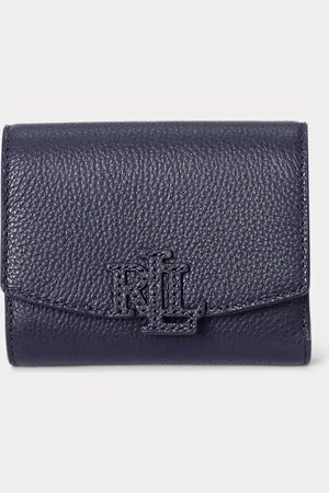 Ralph Lauren Petit portefeuille rabat Cameryn grainé