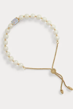 Ralph Lauren Bracelet coulissant à perles fantaisie