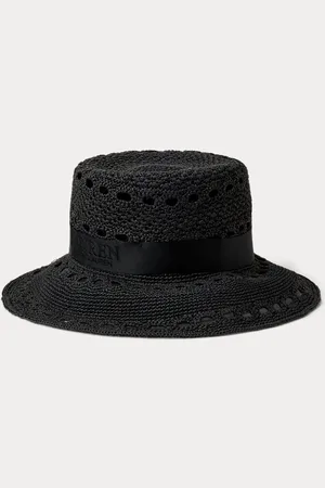 Ralph Lauren Bob en paille crochetée