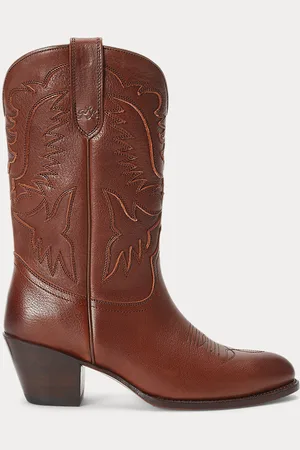 Ralph Lauren Bottes de cowboy en cuir