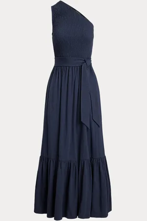 Ralph Lauren Robe asymétrique en jersey flammé