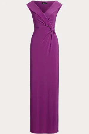 Ralph Lauren Robe de soirée jersey épaules dégagées