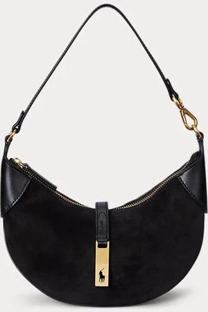 Ralph Lauren Sac Mini Shoulder Polo ID en daim