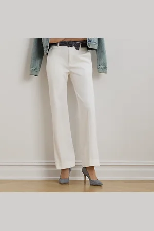Ralph Lauren Pantalon flare en chino de coton stretch
