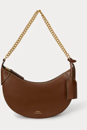Ralph Lauren Mini-sac à chaîne Polo ID en cuir