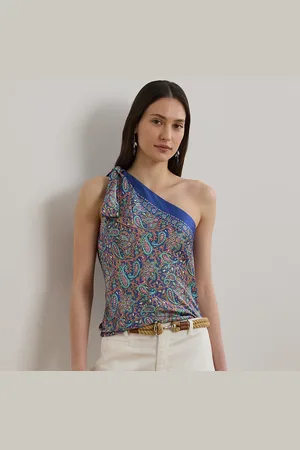 Ralph Lauren Chemisier asymétrique à motif en sergé