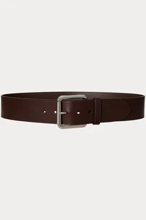 Ralph Lauren Ceinture large en cuir vachette