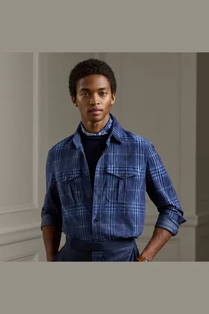Ralph Lauren Surchemise à motif écossais en daim