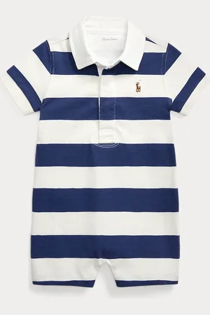 Ralph Lauren Combishort rugby en coton rayé