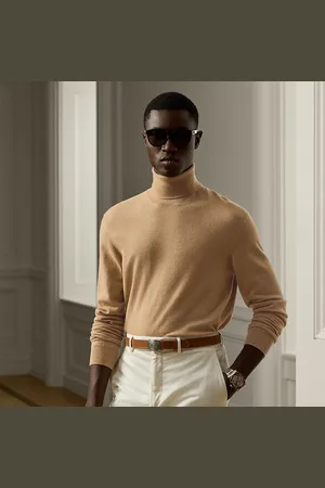 Ralph Lauren Pull à col roulé en cachemire