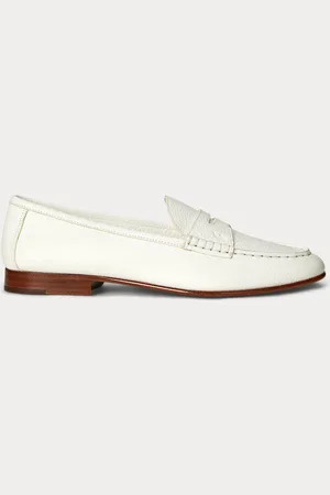 Ralph Lauren Mocassins penny loafer en cuir chagrin