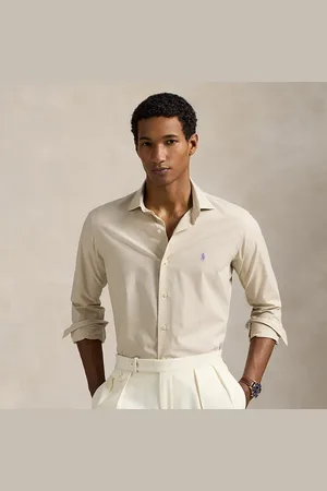 Ralph Lauren Chemise motif écossais popeline stretch