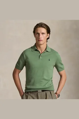 Ralph Lauren Pull col polo en coton