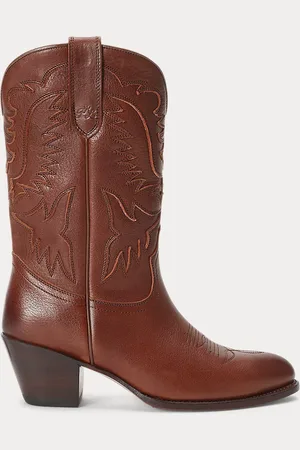 Ralph Lauren Bottes de cowboy en cuir
