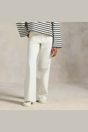 Ralph Lauren Pantalon de marin large en denim