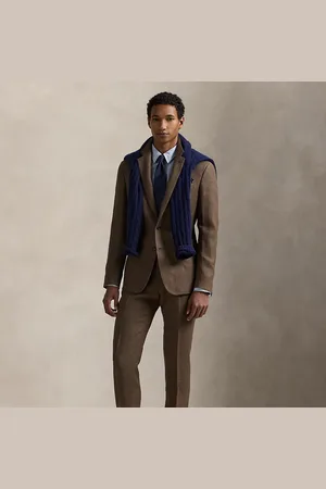 Ralph Lauren Pantalon habillé en dobby de lin