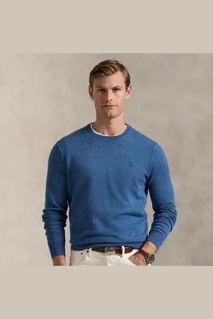 Ralph Lauren Pull col rond en coton et cachemire