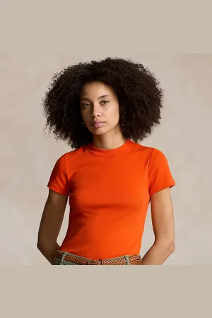 Ralph Lauren T-shirt côtelé Slim Fit en coton