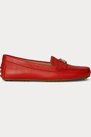 Ralph Lauren Mocassins Barnsbury en cuir chagrin