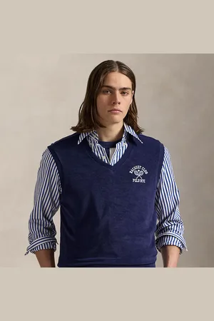 Ralph Lauren Débardeur brodé en coton éponge