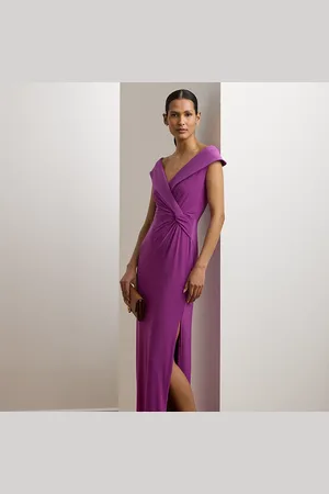 Ralph Lauren Robe de soirée jersey épaules dégagées