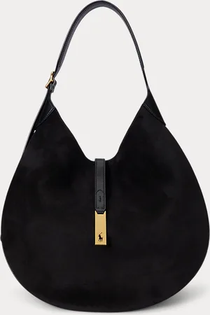 Ralph Lauren Grand sac Shoulder Polo ID en daim