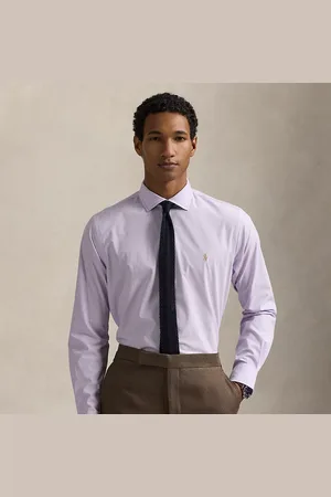 Ralph Lauren Chemise motif écossais popeline stretch