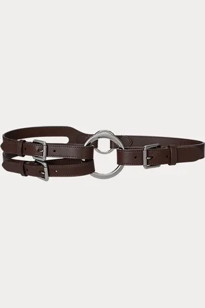 Ralph Lauren Ceinture en cuir à anneau en O