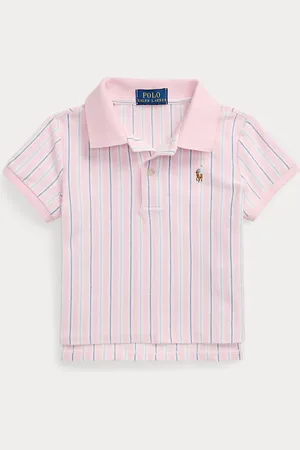 Ralph Lauren Polo rayé en piqué Oxford Boxy Fit