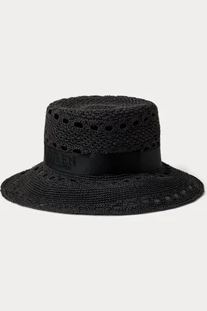 Ralph Lauren Bob en paille crochetée