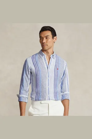 Ralph Lauren Chemise rayée en lin Classic Fit
