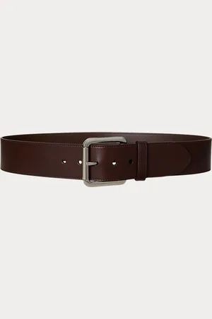 Ralph Lauren Ceinture large en cuir vachette