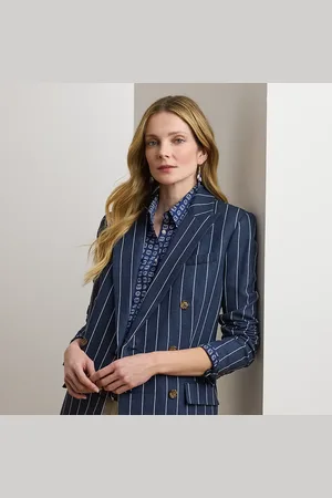 Ralph Lauren Blazer rayé coupe croisée