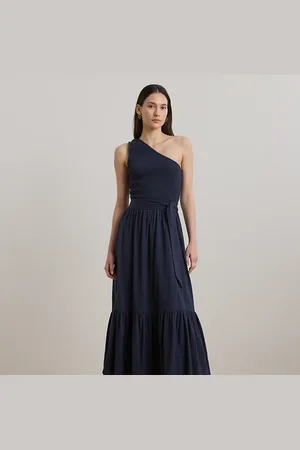 Ralph Lauren Robe asymétrique en jersey flammé