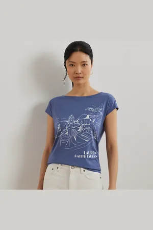 Ralph Lauren T-shirt graphique en jersey de coton
