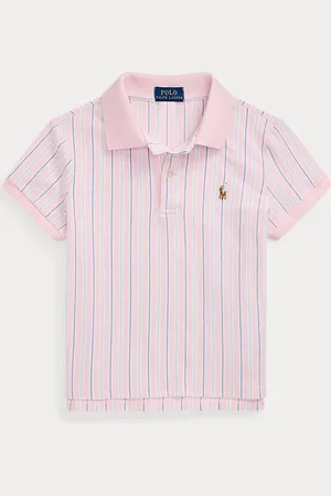 Ralph Lauren Polo rayé en piqué Oxford Boxy Fit