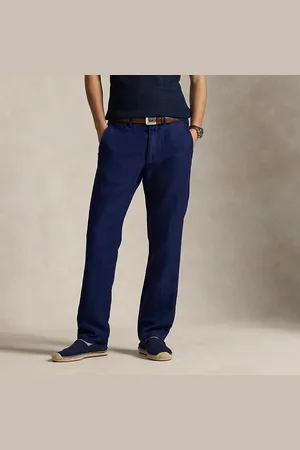 Ralph Lauren Pantalon Straight Fit pied-de-poule