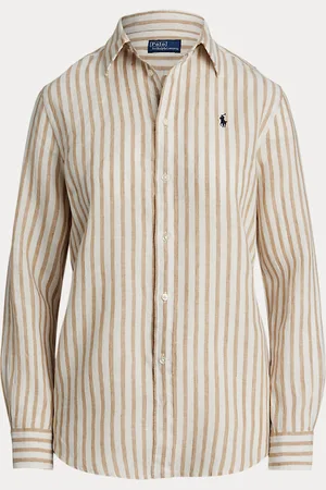Ralph Lauren Chemise rayée Classic Fit en lin
