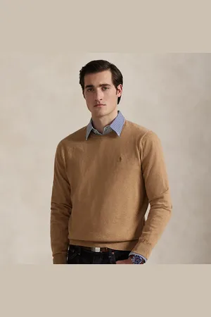 Ralph Lauren Pull col rond en coton et cachemire
