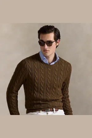 Ralph Lauren Pull en coton torsadé