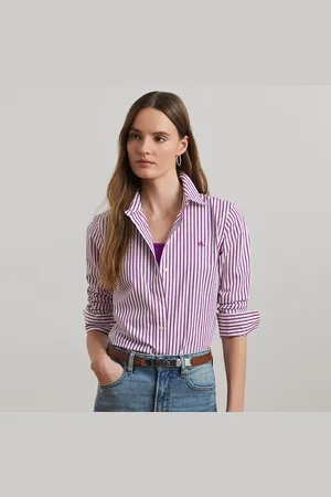 Ralph Lauren Petite - Chemise rayée Classic Fit en popeline