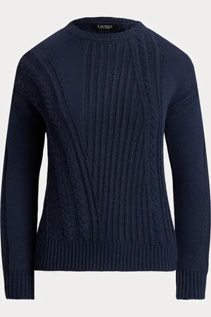 Ralph Lauren Pull col rond en coton pointelle
