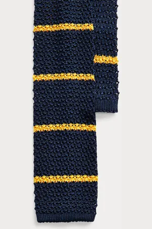 Ralph Lauren Cravate rayée maille de soie